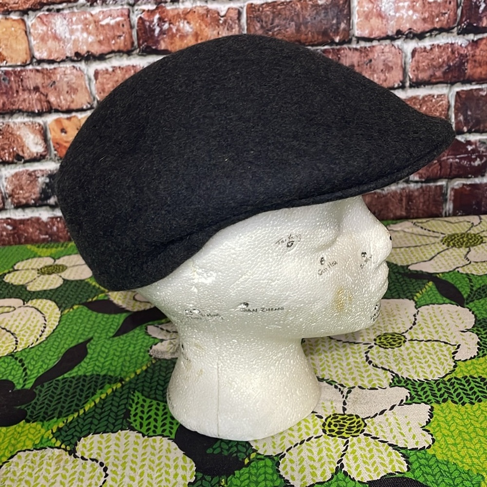 Country Gentleman 100% WOOL cap Medium grey gray like new pageboy newsboy golf - Picture 3 of 7